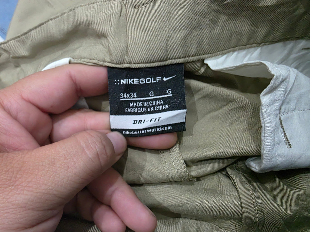 Pantalon Nike Golf 34x34 Recto Cafe (Usado)