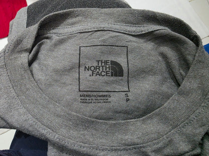 Playera The North Face Chico S Gris Manga Larga (Usado)