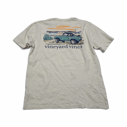 Playera Vineyard Vines Chico S Beige Coche (Usado)