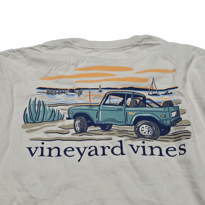 Playera Vineyard Vines Chico S Beige Coche (Usado)