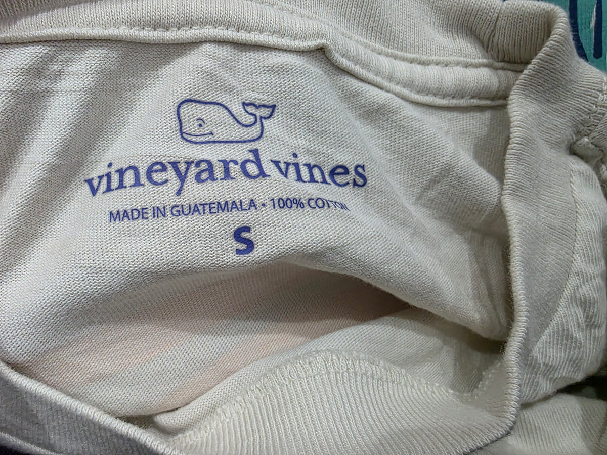Playera Vineyard Vines Chico S Beige Coche (Usado)