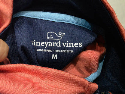 Sudadera Vineyard Vines Mediana M Coral Cierre Corto (Usado)