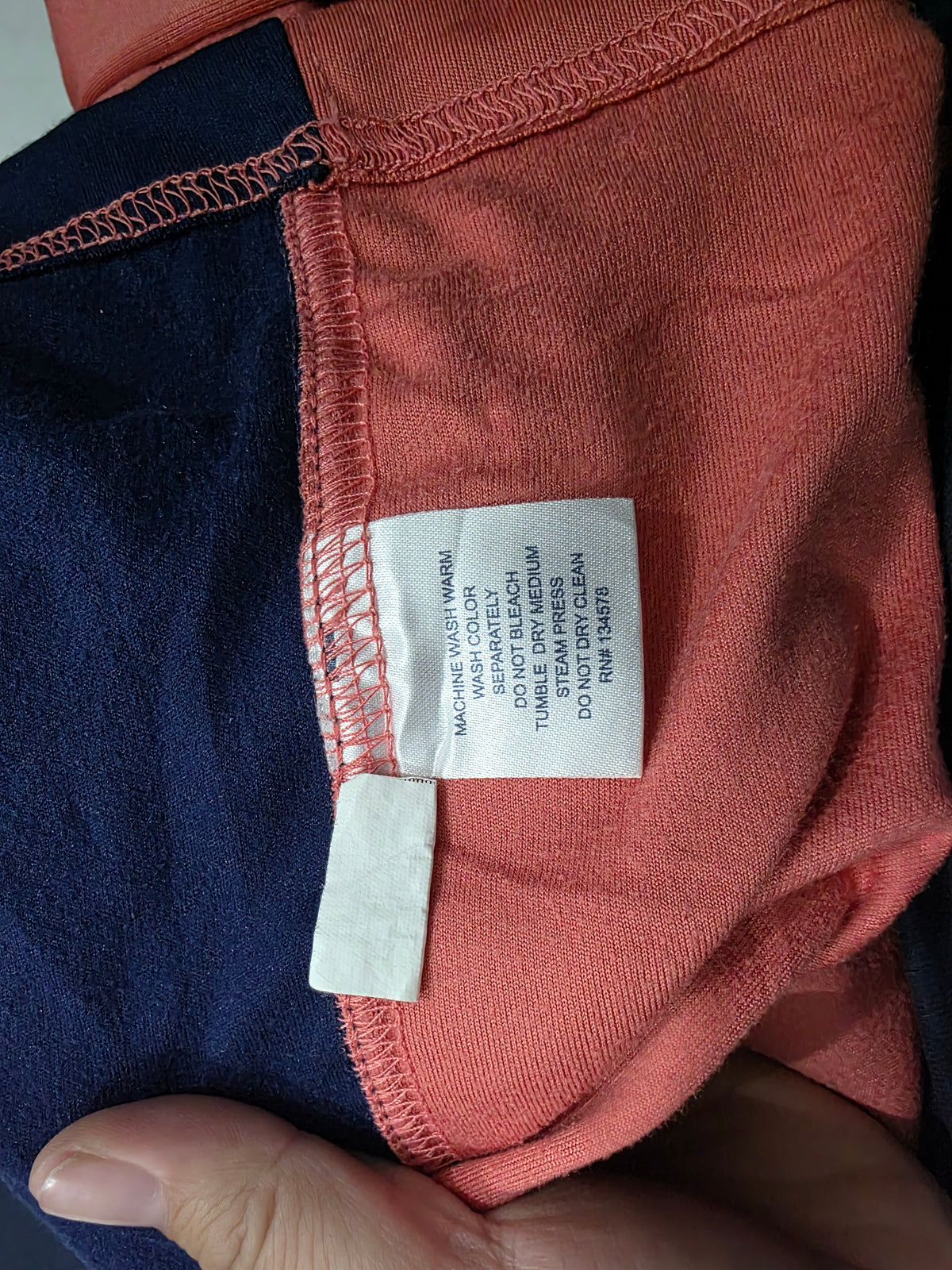 Sudadera Vineyard Vines Mediana M Coral Cierre Corto (Usado)