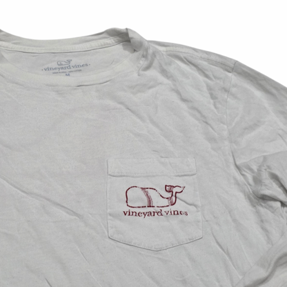 Playera Vineyard Vines Mediana M Blanca Bola Baseball (Usado)
