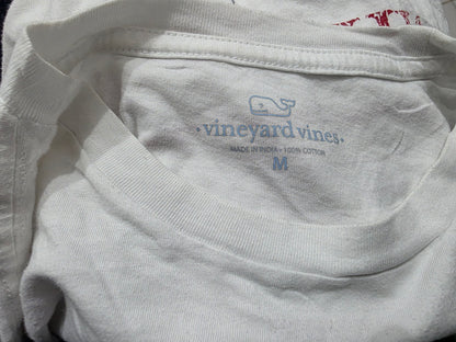 Playera Vineyard Vines Mediana M Blanca Bola Baseball (Usado)