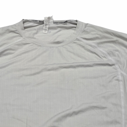 Playera Lululemon Mediana M Blanca Deportiva Cuello Redondo (Usado)
