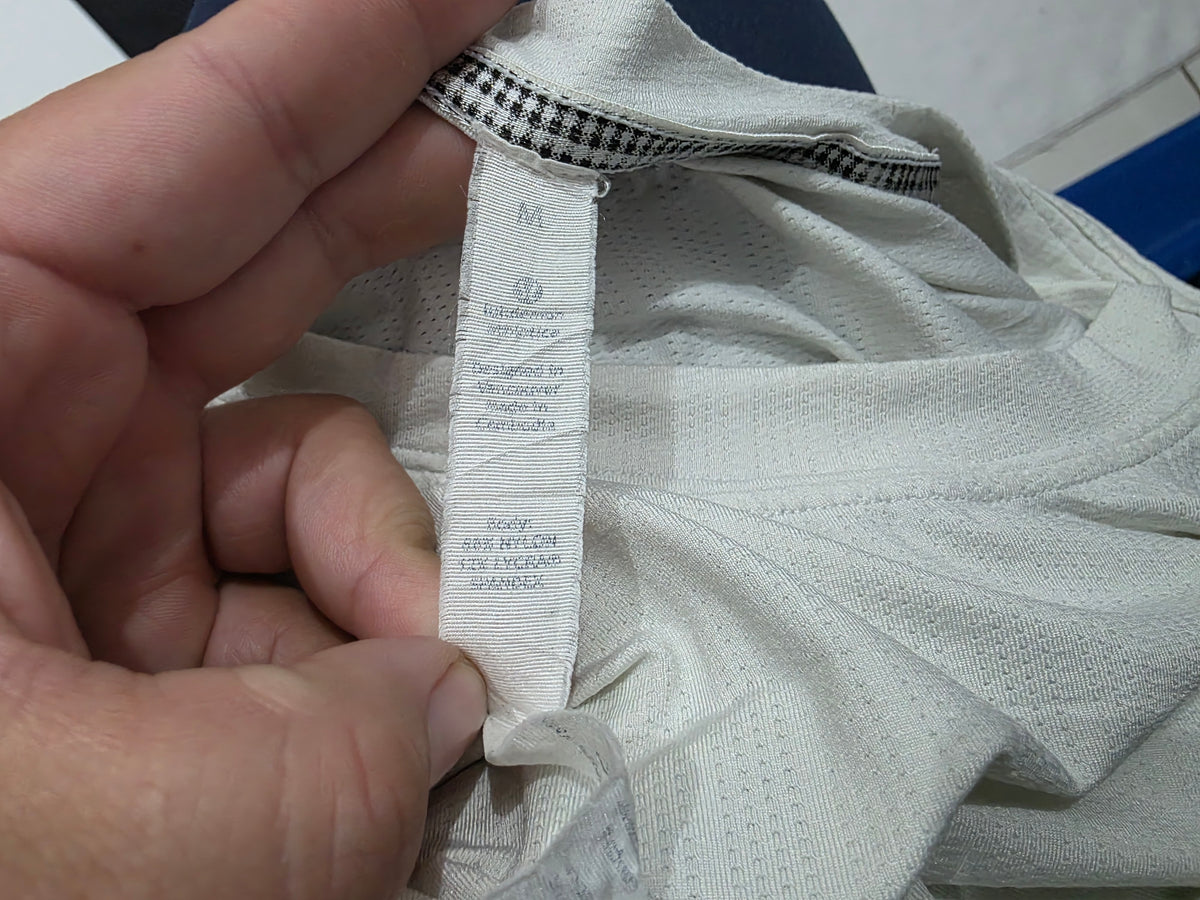 Playera Lululemon Mediana M Blanca Deportiva Cuello Redondo (Usado)