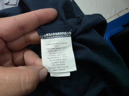 Playera Manga Larga Vineyard Vines Mediana M Azul Letras (Usado)