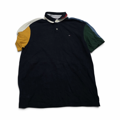Playera Polo Tommy Hilfiger Grande L Classic Fit Azul (Usado)