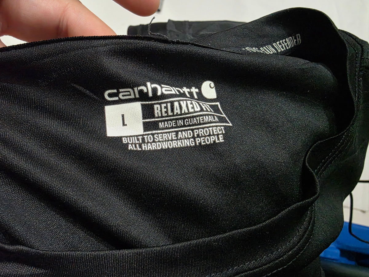 Playera Carhartt Grande L Negro Relaxed Fit (Usado)