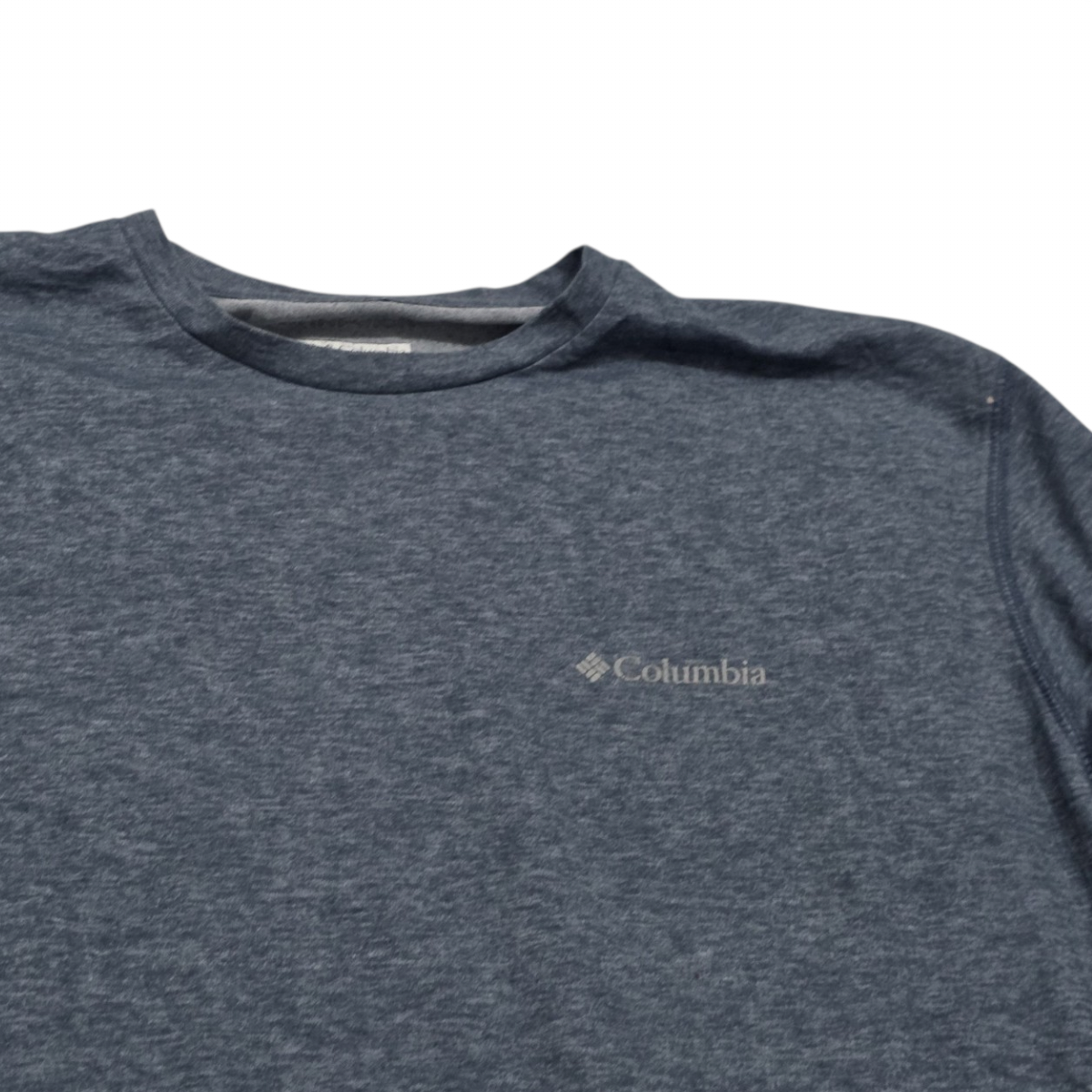 Playera Manga Larga Columbia Grande L Azul (Usado)