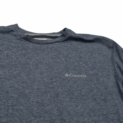 Playera Manga Larga Columbia Grande L Azul (Usado)