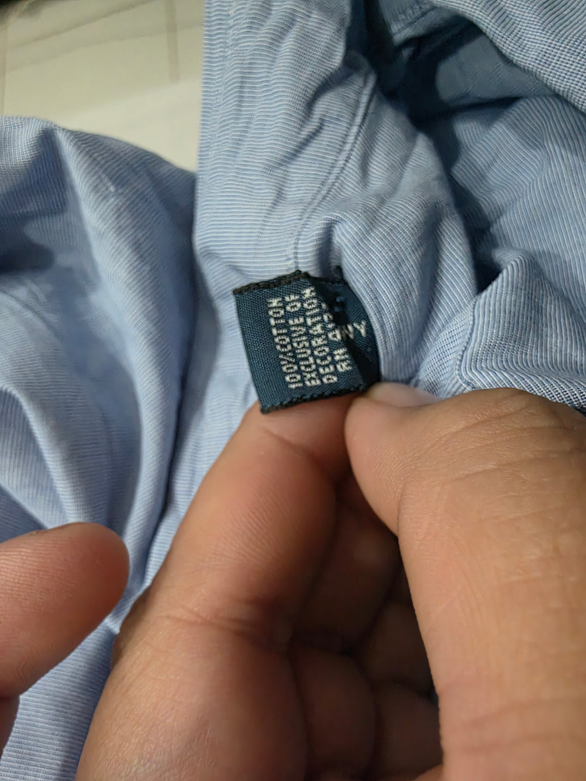 Camisa Ralph Lauren Xgrande Xl Azul Claro Letra Rpl (Usado)