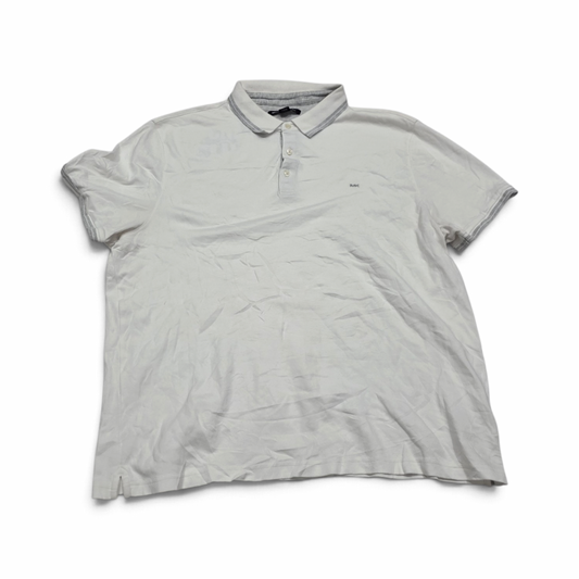 Playera Polo Michael Kors Xgrande Xl Blanco (Usado)