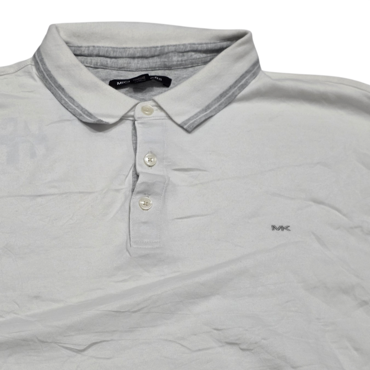 Playera Polo Michael Kors Xgrande Xl Blanco (Usado)