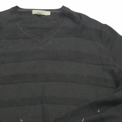 Sueter Calvin Klein Xgrande Xl Negro Lineas (Usado)