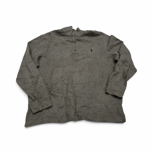 Sueter Ralph Lauren Xgrande Xl Cafe Pony Cafe Cierre Corto (Usado)