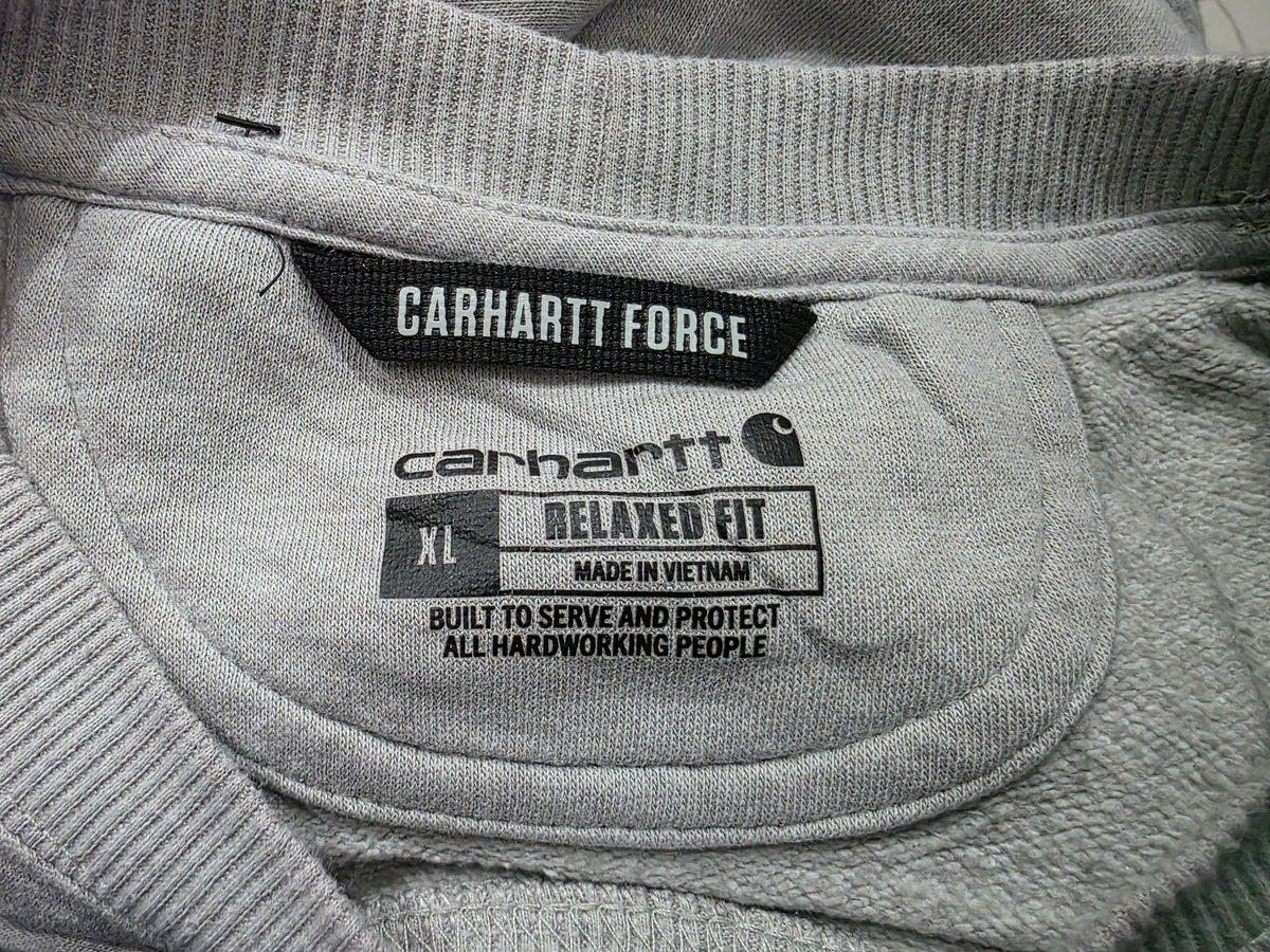 Sudadera Carhartt Force Xgrande Relaxed Fit Gris (Usado)