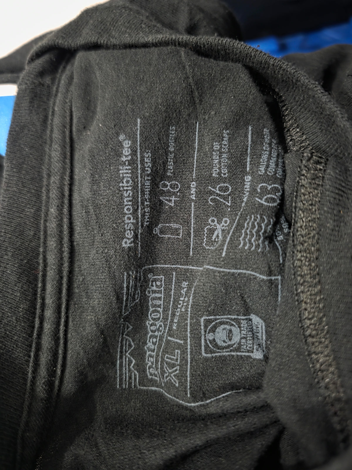Playera Patagonia Xgrande Xl Regular Fit Negro (Usado)