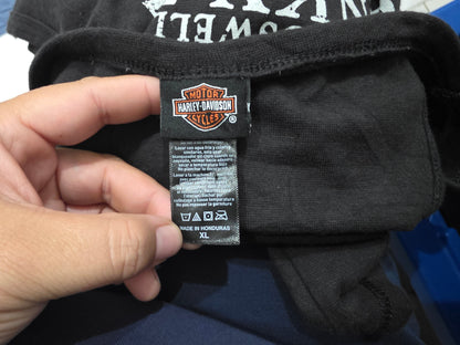 Playera Harley Davidson Xgrande Xl Negro Mujer Sin Mangas (Usado)