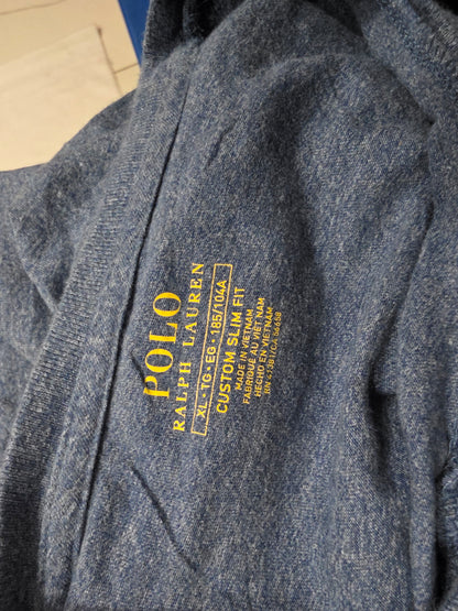 Playera Ralph Lauren Xgrande Xl Custom Slimfit Azul Oscuro (Usado)
