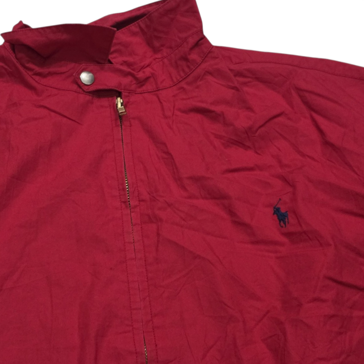 Chamarra Ralph Lauren Xgrande Xl Harrington Jacket Roja (Usado)