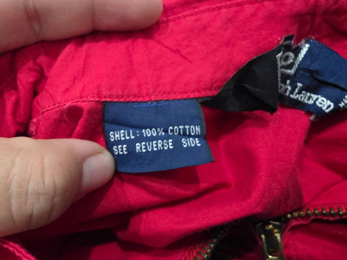Chamarra Ralph Lauren Xgrande Xl Harrington Jacket Roja (Usado)