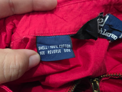 Chamarra Ralph Lauren Xgrande Xl Harrington Jacket Roja (Usado)