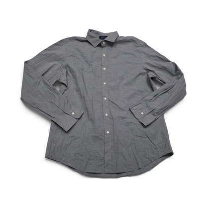 Camisa Ralph Lauren 2xl Slimfit Gris (Usado)