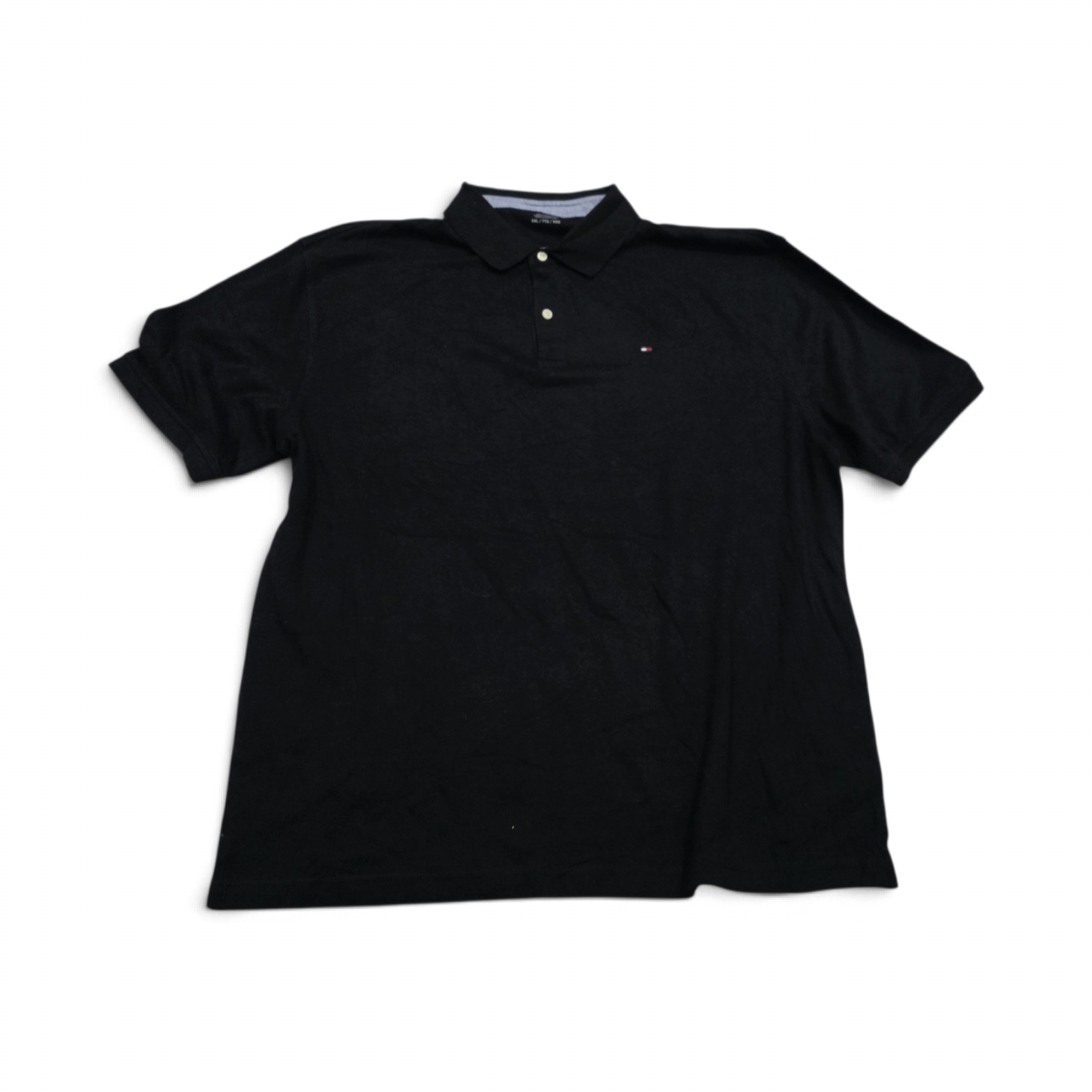 Playera Polo Tommy Hilfiger 2xl Negro (Usado)