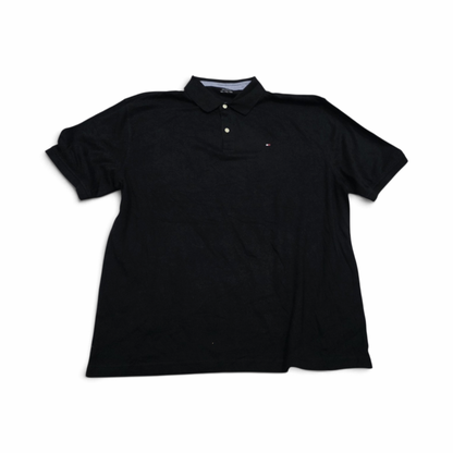 Playera Polo Tommy Hilfiger 2xl Negro (Usado)