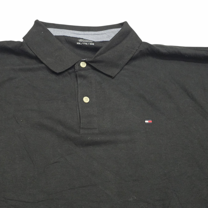 Playera Polo Tommy Hilfiger 2xl Negro (Usado)
