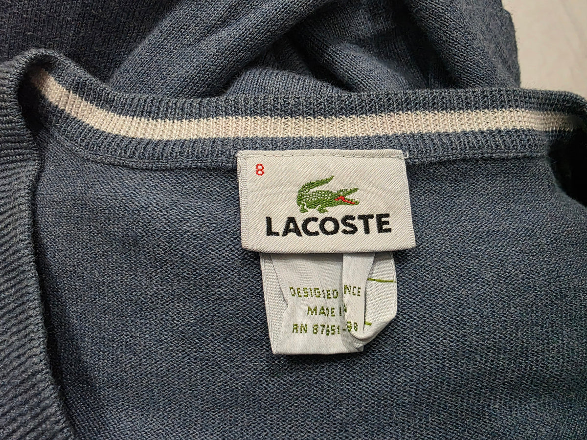 Sueter Lacoste 3xl Fr 8 Azul (Usado)