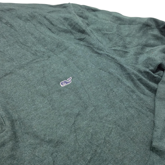 Sueter Vineyard Vines Xgrande Xl Cierre Corto Verde (Usado)