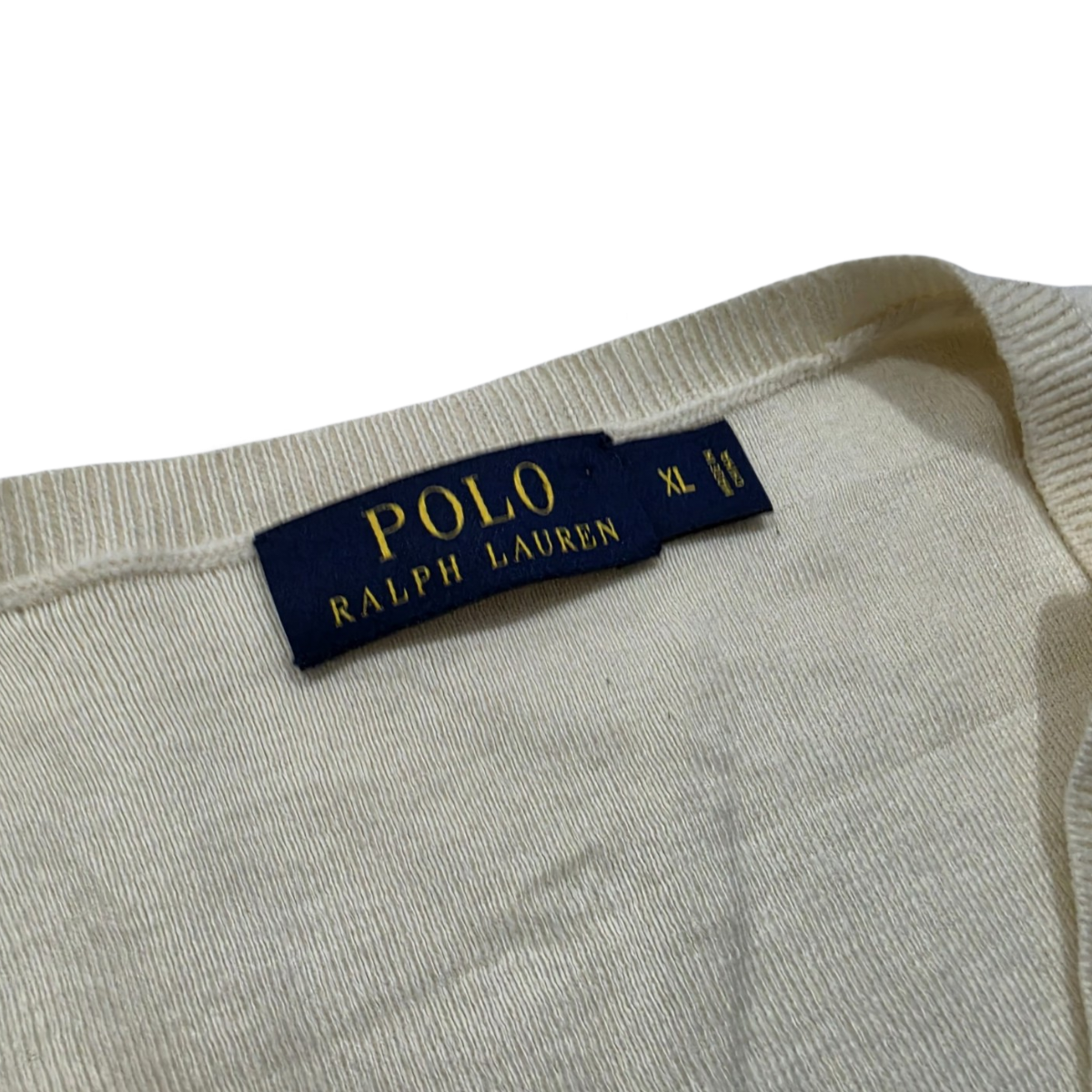 Chaleco Ralph Lauren Xgrande Xl Beige Pony Cafe (Usado)