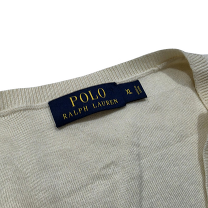 Chaleco Ralph Lauren Xgrande Xl Beige Pony Cafe (Usado)