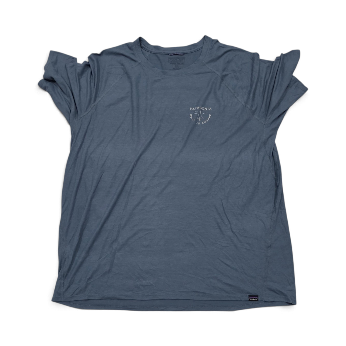 Playera Patagonia Xgrande Xl Azul Deslavado (Usado)