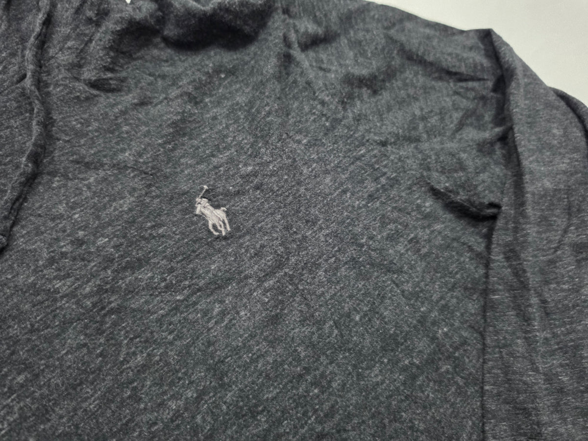 Playera Ralph Lauren Con Gorro Xgrande Xl Gris Oscuro (Usado)