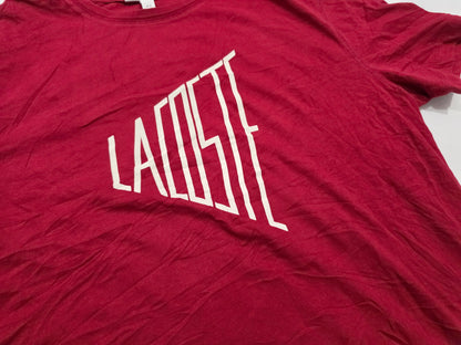 Playera Lacoste Xgrande Xl Vino (Usado)