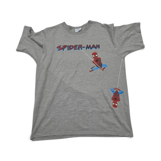 Playera Champion Spider-man Xgrande Xl Gris (Usado)