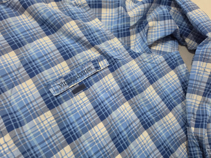 Camisa Vineyard Vines Harbor Shirt 3xb Azul Cuadro (Usado)