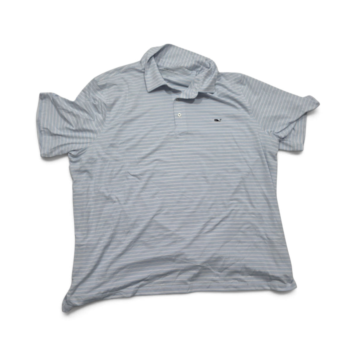 Playera Polo Vineyard Vines Performance 3xb Azul Claro (Usado)