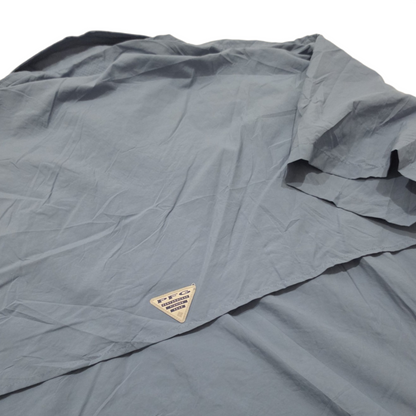 Camisa Columbia Pfg 3x Azul Metalico Manga Corta (Usado)