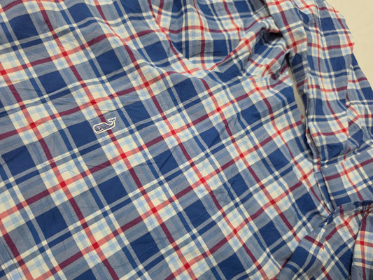 Camisa Vineyard Vines Performance 3xb Classic Fit Azul (Usado)