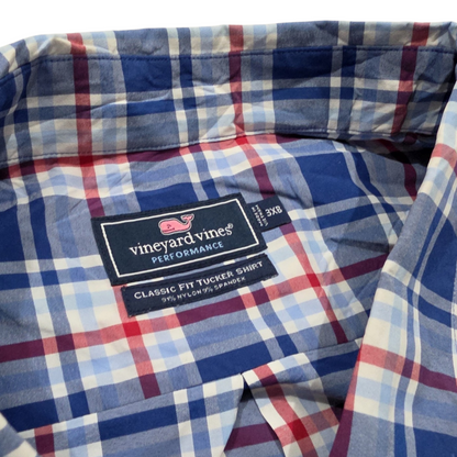 Camisa Vineyard Vines Performance 3xb Classic Fit Azul (Usado)
