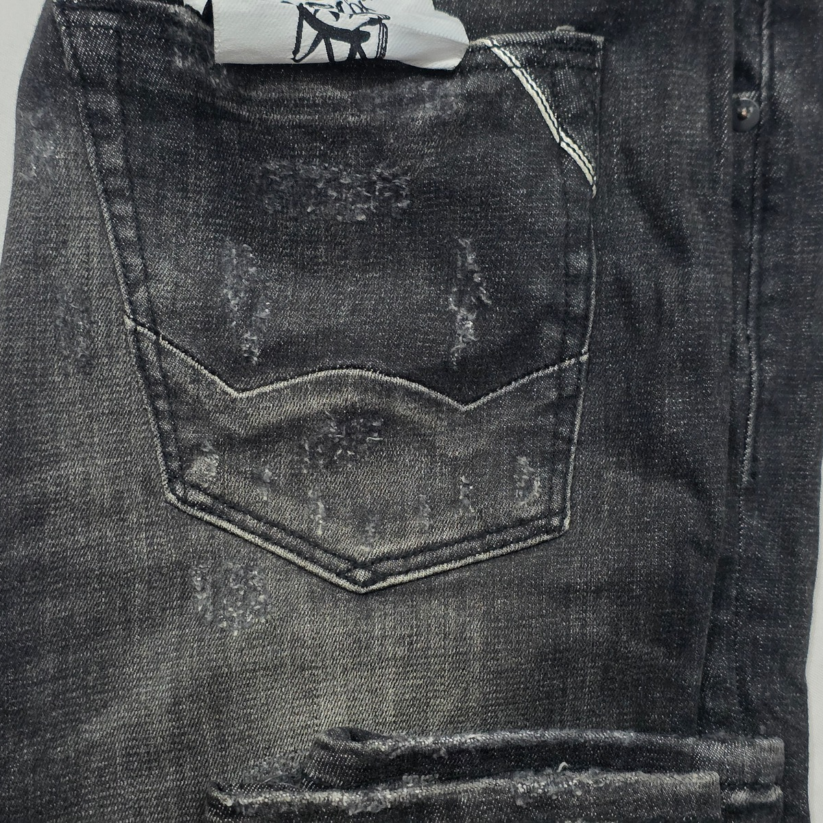 Pantalon Cult Of Individuality 34x32 Skinny Negro (Usado)