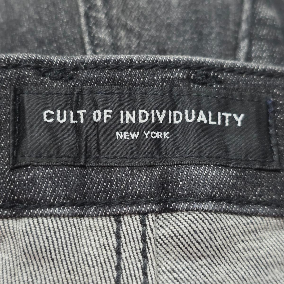 Pantalon Cult Of Individuality 34x32 Skinny Negro (Usado)