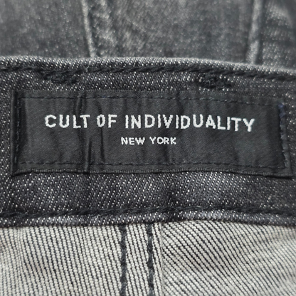Pantalon Cult Of Individuality 34x32 Skinny Negro (Usado)