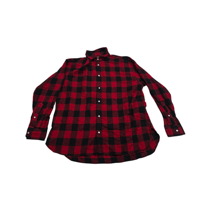 Camisa Ralph Lauren Xgrande Xl Cuadro Rojo Y Negro