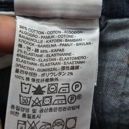 Pantalon Levis 505 34x32 Azul Marino Oscuro (Usado)